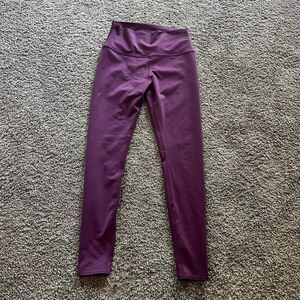 ALO Yoga High Waist Airlift Purple Leggings Athletic 7/8 Length Womens Sz M
